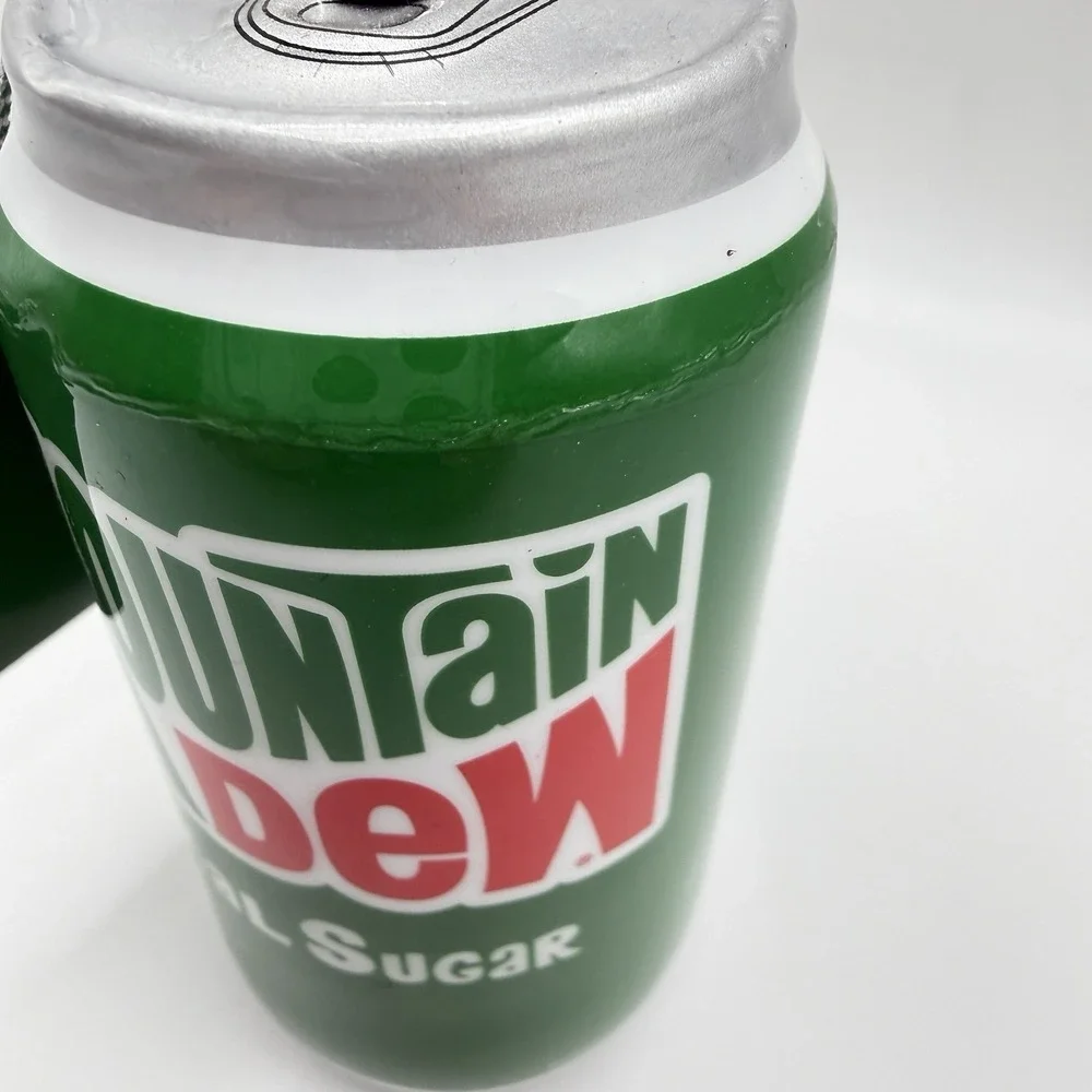 NEW Mountain Dew Real Sugar‎ Holiday Decoupage Ornament By Ruz, 4 Inches Tall